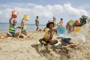 TEEN BEACH 2 - Day 2. (Disney Channel/Francisco Roman) KENT BOYD, JORDAN FISHER, MOLLEE GRAY