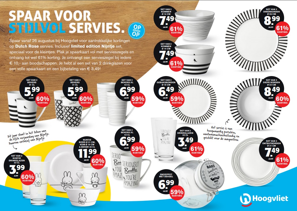 correct Klik werkzaamheid Spaar bij Hoogvliet voor Dutch Rose servies! – KiDDoWz: voor kinderen en  hun (groot)ouders
